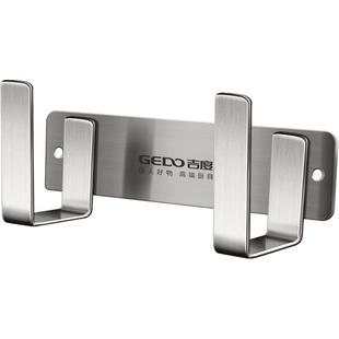 吉度锅盖架壁挂式免打孔304不锈钢厨房置物架菜板架砧板架收纳架