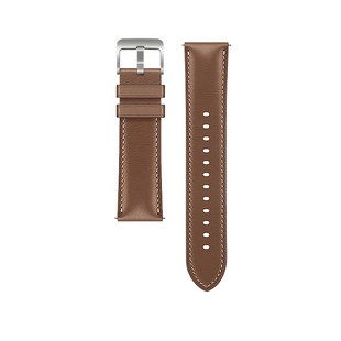 适用华为手表watch3表带gt3通用watch3pro真皮手表链男款gt2活力牛皮gt新款46/22MM高级运动配件替换带非原装