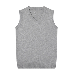 100%正品加厚羊毛背心男V领青年毛衣马甲保暖针织衫冬季羊绒坎肩