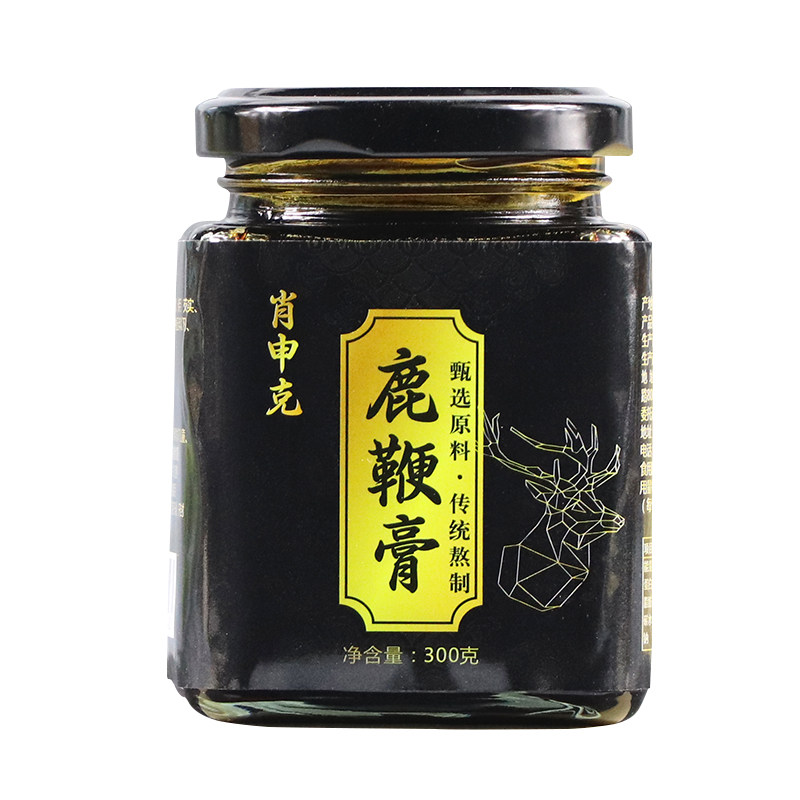 人参鹿鞭膏膏滋吉林梅花鹿鹿肾男性持久滋补品300克成人营养保健