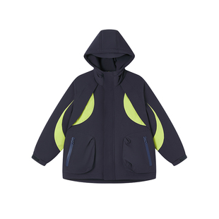 MQD童装男童三防中长款羽绒服冬时尚新款鸭绒儿童保暖防寒服外套