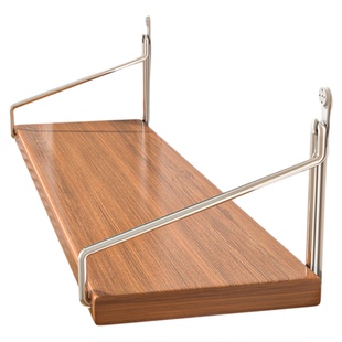 墙上置物架一字板床头置物板墙壁支撑架子木板隔板壁挂式客厅书架