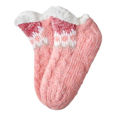 厚袜子女秋冬季羊羔绒短袜保暖加绒加厚睡眠防滑地板袜居家月子袜