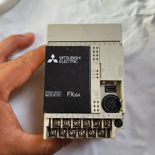 配件三菱PLC FX3SA-14MT-CM，实物拍摄，原装拆机件议价