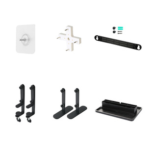 洞洞板安装配件桌面固定器可立式支架电竞桌上墙打孔挂板免钉墙贴