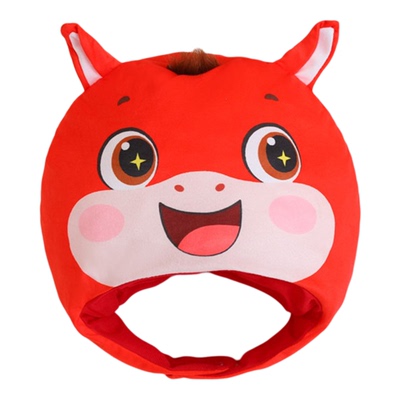 马年财神爷帽子可爱新年搞怪头套