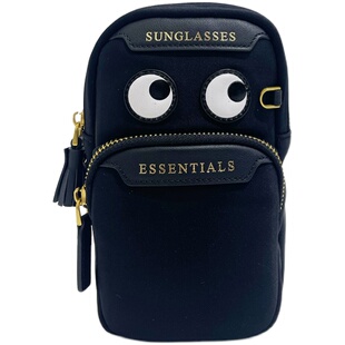 CTANDJIM25年新款古灵精怪大眼睛再生尼龙手机包 斜挎包 墨镜包