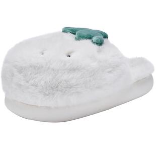 热风保暖拖鞋女款2025年冬季新款加绒休闲毛毛鞋室内家居拖女鞋子