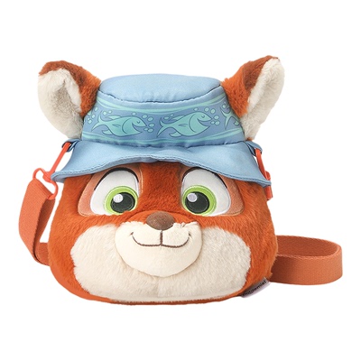 畹町迪士尼疯狂动物城朱迪兔子尼克狐狸毛绒包软萌斜挎玩偶公仔包