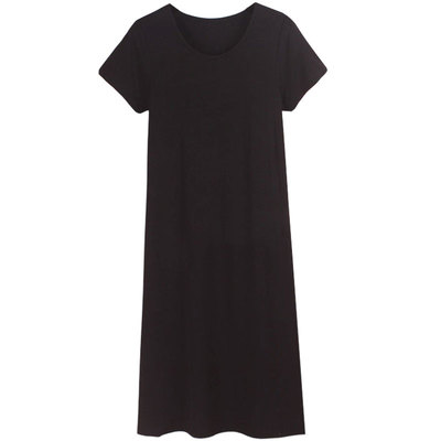 莫代尔短袖连衣裙睡裙女3个长度