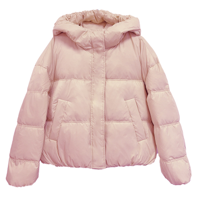 漫舞精灵韩版短款连帽时尚羽绒服