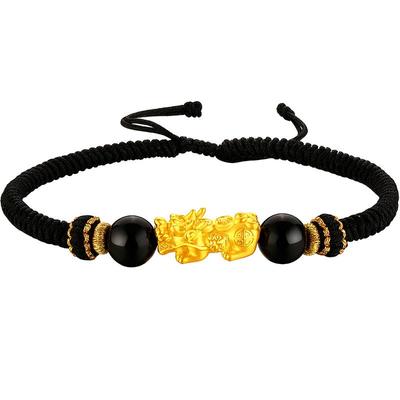 梦金园貔貅黄金手链