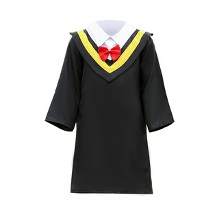 儿童博士服幼儿园毕业照服装中小学生毕业演出礼服夏季套装学士服