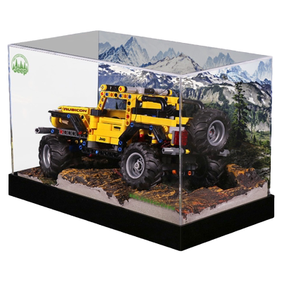 42122吉普牧马人积木展示盒