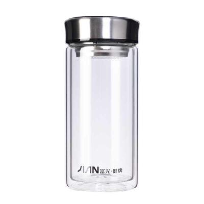 富光双层玻璃办公定制大玻璃水杯