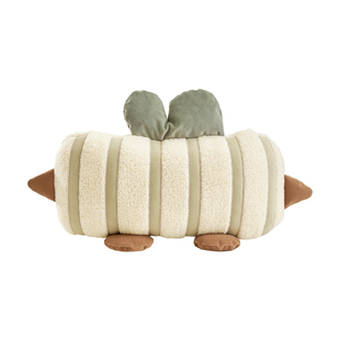 客厅沙发抱枕绿色森系蜜蜂创意床头卧室靠枕可爱新款高级儿童靠垫