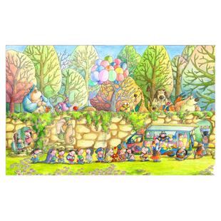 现货正品拼道益智动漫卡通拼图 仁人爱物 阿里巴巴四十大盗1000片