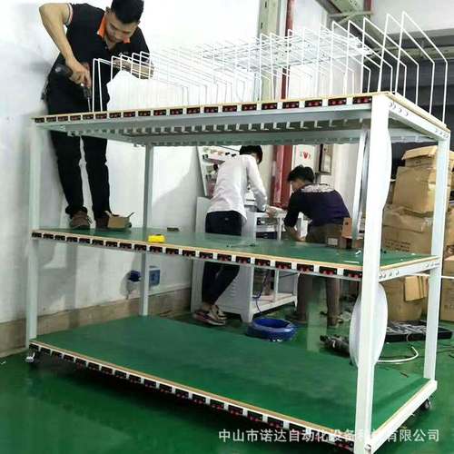 方形面板灯老化架工作台流水线 LED多功能方形面板灯测试老化架