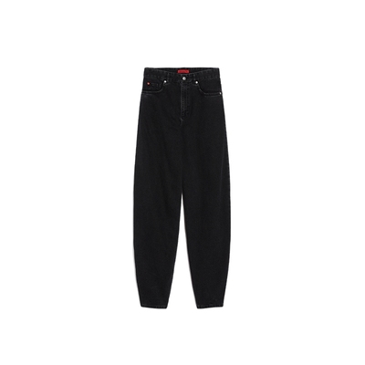 MAX&Co.秋冬女装休闲宽松圆筒阔腿牛仔裤6186014302maxco