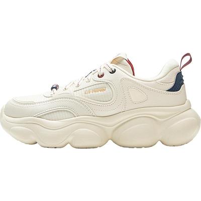 李宁云朵女低帮休闲鞋运动鞋