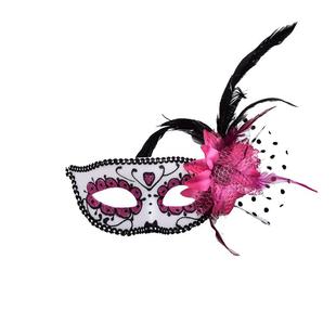 网红面具女假面化妆舞会派对公主成人儿童半脸黑色全脸面具六一节