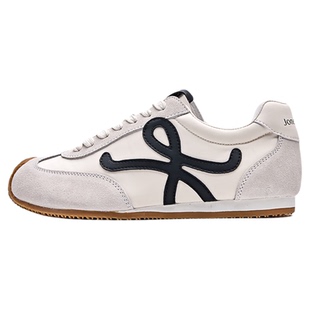 芭蕾风德训鞋女2025春新款厚底增高拼色系带平底休闲运动阿甘板鞋