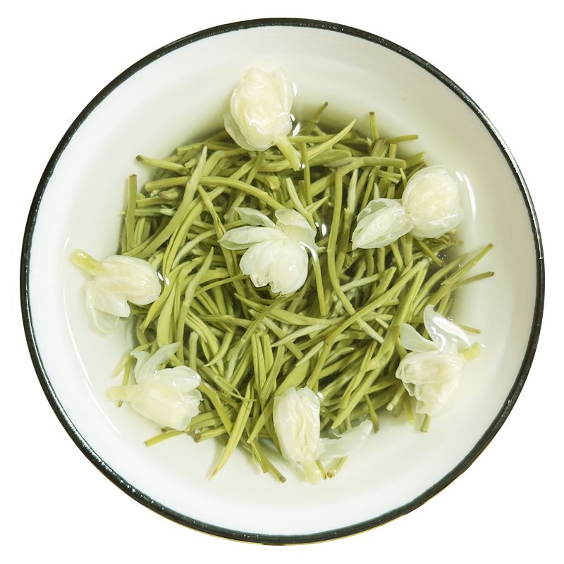 2025新茶茉莉毛尖飄雪茉莉花茶250克 蒙頂毛尖花茶濃香型特級(jí)