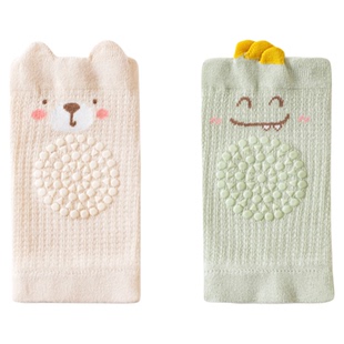 婴儿护膝春夏季薄款卡通网眼袜套男女童宝宝护腿防滑不勒腿防蚊袜