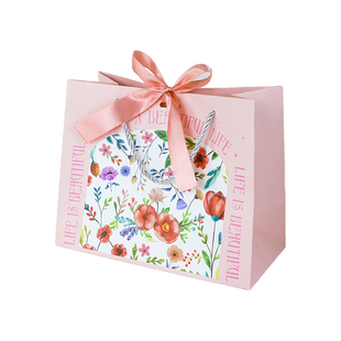 高颜值生日毕业母亲节日店庆感谢伴手礼纸袋礼品袋手提袋糖果袋