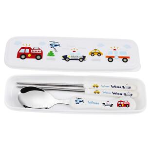 儿童餐具316不锈钢宝宝筷子勺子叉子套装小学生吃饭叉勺收纳盒男