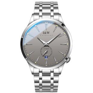 瑞士iw爱沃驰男士机械手表男款2025新款高级简约品牌精钢防水腕表