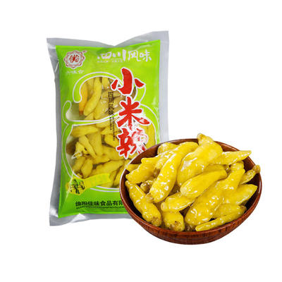 泡椒小米椒泡辣椒四川特产小米辣泡菜超辣特辣野山椒泡凤爪调料