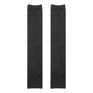 加长过膝长筒袜护膝女羊绒袜套秋冬季加绒加厚保暖袜子羊毛白色