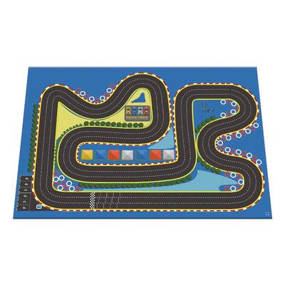 城市交通硅胶底停车场游戏毯安全