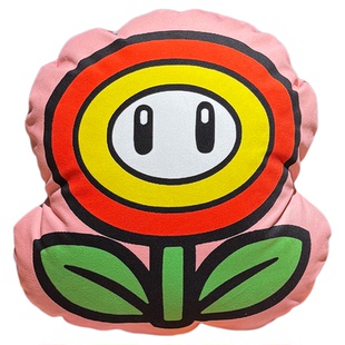 问号箱星星马里奥道具玩偶沙发靠垫抱枕创意摆件女生飘窗装饰娃娃