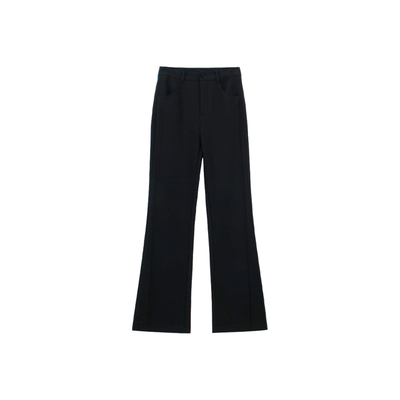 豆豆DD【微喇裤】2025冬季新款加绒百搭休闲裤显瘦气质-700725DK