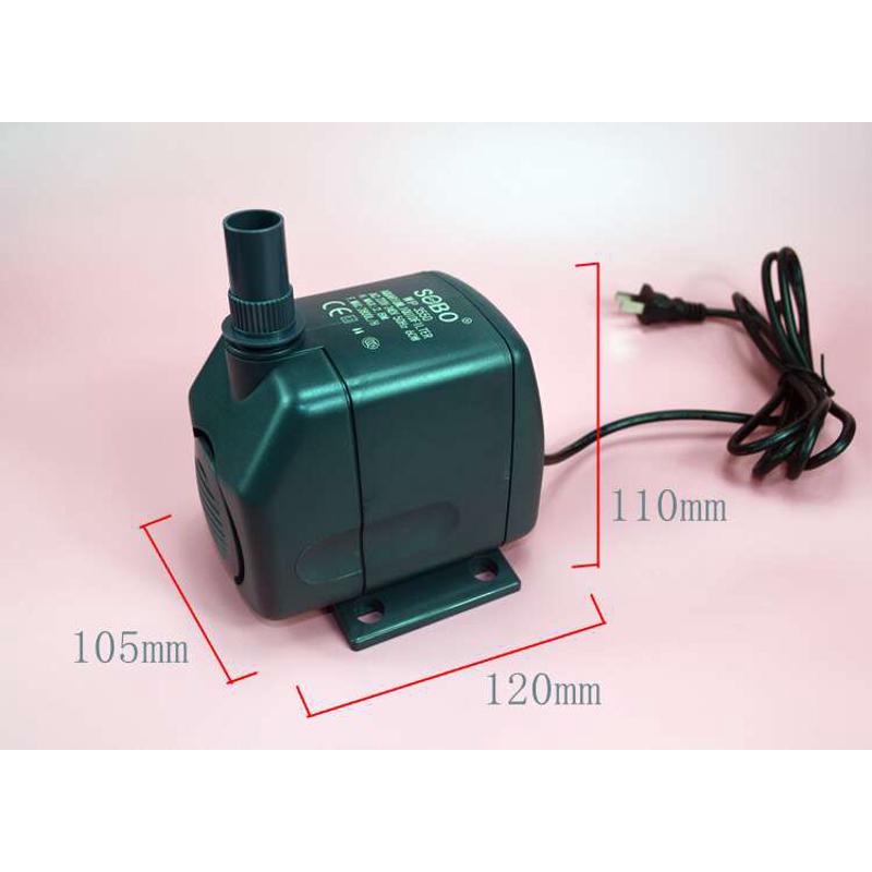 松宝WP3550鱼缸水族箱鱼池喷泉潜水泵过滤循环增氧抽水泵静音底滤