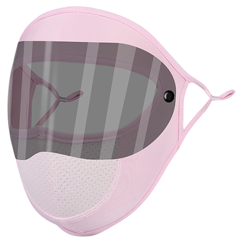 全脸面罩镜片款防尘防晒护目镜口罩夏季薄款冰丝防紫外线护脸遮阳