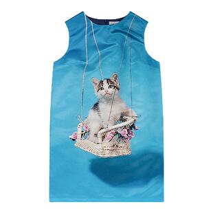 【ENG】Ashley Williams猫咪印花迷你短裙连衣裙女装新品26夏