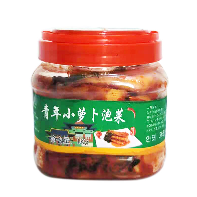 不甜韩式无防腐剂罐装泡菜辣白菜