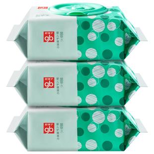 gb好孩子婴幼儿湿巾温泉水湿纸巾宝宝加厚手口屁专用加大加厚80抽