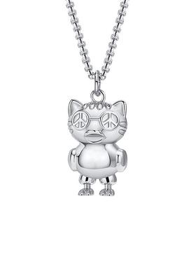 peacecat和猫项链男女潮流嘻哈