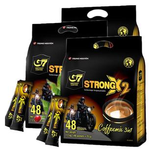 越南进口中原G7咖啡浓醇特浓提神香醇三合一速溶咖啡粉1200g*3袋