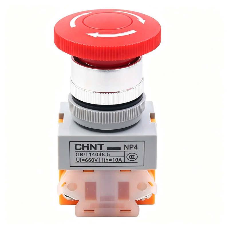 正品正泰急停开关NP4-11ZS/1