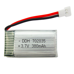 飞行器电池3.7V 702035 380mAh电池 25C模型航模遥控飞机锂电池1S