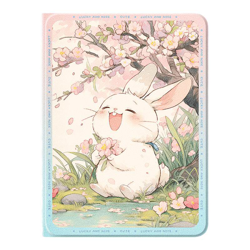 适用苹果ipad11平板保护套新款女ipadpro2024兔子ipadair7带笔槽10代ipad轻薄ipadair5/