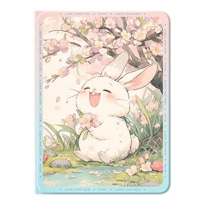 苹果ipad平板保护套带笔槽兔子