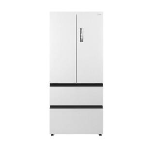 【换新补贴】美的M60cm超薄冰箱550零嵌入法式双开四门制冰大容量