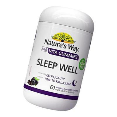 褪黑素Nature'sWay睡眠软糖助眠