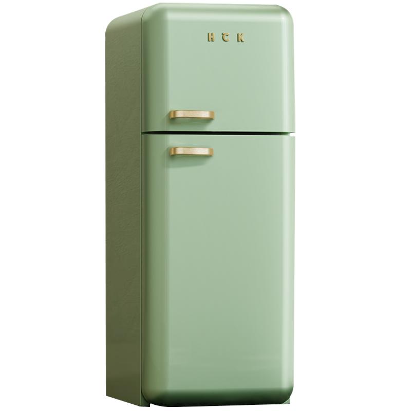 HCK哈士奇小香风Pro双门厨房冰箱冷冻冷藏家用客厅小型大容量网红
